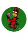 Simpsons Printed Fridge Magnet Multicolour