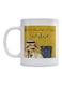Arab Artist Printed Mug White/Yellow/Blue