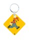 Super Mario Wooden Keychain