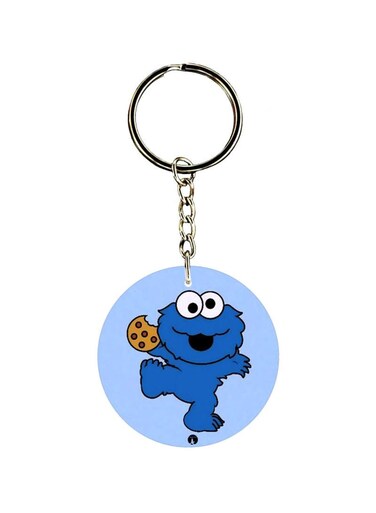 Double Sided Cartoon Printed Keychain