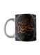 Arabic Quote Printed Mug Blue/Black/White 350ml