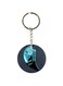 Wolf Printed Single Sided Keychain