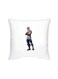 Fortnite Character Printed Decorative Cushion White/Blue/Orange 16x16inch