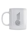 Calligraphy Art Printed Ceramic Mug White/Black