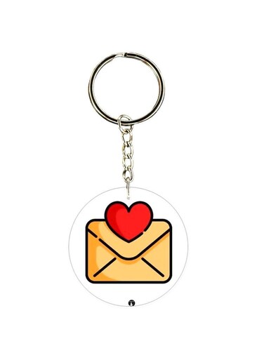 Later Printed Double Sided Keychain