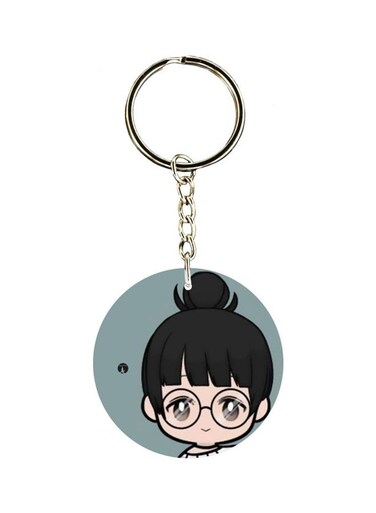 Doll Printed Keychain