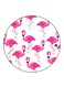 Flamingos Printed Fridge Magnet Multicolour