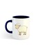 Eid Al-Adha Sheep Printed Mug White/Navy