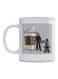 Coffee Lover Printed Ceramic Mug Grey/Green/White