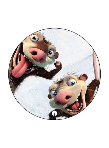 Animation Printed Fridge Magnet Multicolour 5.5 x 5.5cm