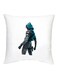 Fortnite Character Printed Decorative Cushion White/Black/Green 16x16inch