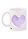 Ceramic Coffee Mug White/Purple