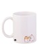 Rabbit Printed Mug White/Brown 12ounce