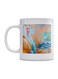 King Faisal Printed Mug Brown/White/Blue