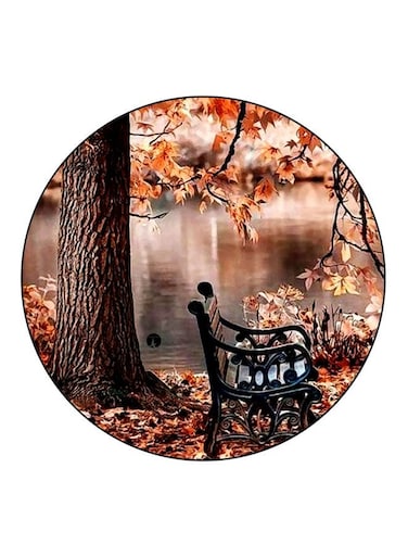 Nature Printed Fridge Magnet Brown/Black 5.5cm
