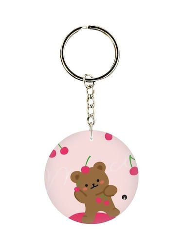 Bear Printed Keychain