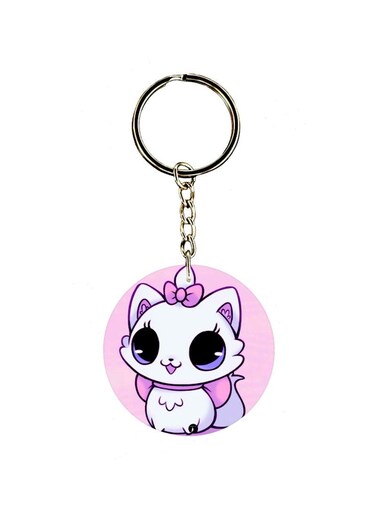 Cartoon Printed Keychain