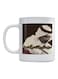 Arab Artist Abadi Al-Jawhar Printed Mug White/Black/Yellow 350ml
