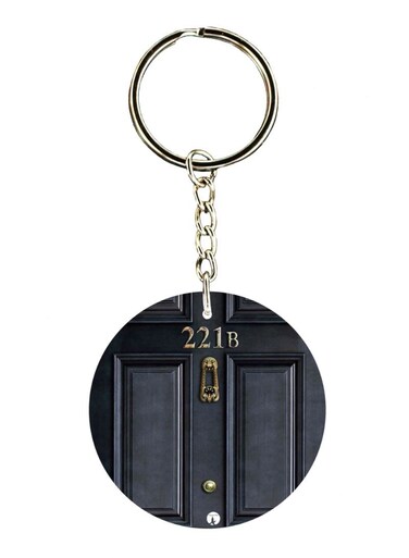Television Show Sherlock Printed Keychain