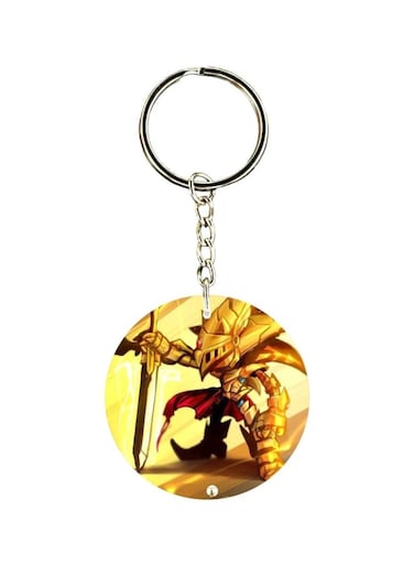 Double Sided Sonic Printed Keychain