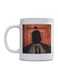 Man Printed Mug White/Orange/Black