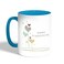 Happy Friendship Day Printed Coffee Mug, Turquoise 11 Ounce