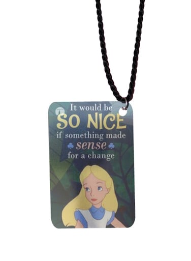 Disney Cartoon Printed Car Mirror Pendant