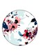 Flowers Printed Fridge Magnet Multicolour