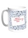 Happy Teachers Day Printed Coffee Mug White/Blue/Red 325ml