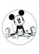 Disney Character Printed Fridge Magnet Black/White