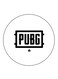 Pubg Printed Fridge Magnet Round Black/White