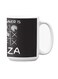 Premium Printed Ceramic Coffee Mug White/Black 350ml