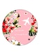 Floral Printed Fridge Magnet Pink/Red/Green 5.5cm