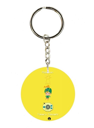 The Anime Digimon Printed Keychain