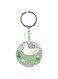 Cartoon Printed Single Sided Keychain