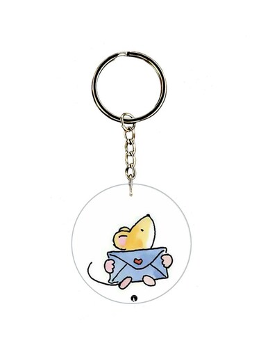 Cartoon Printed Keychain