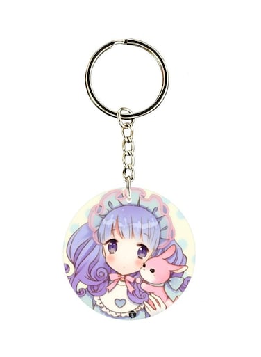 Cartoon Printed Keychain
