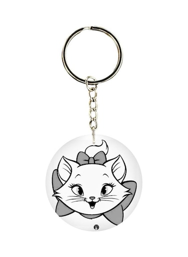 Cat Printed Keychain