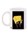 Printed Coffee Mug White/Yellow/Brown 11ounce