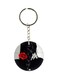 Girl Printed Double Sided Keychain