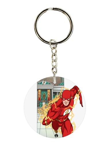 Double Sided The Flash Printed Keychain