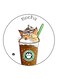 Cat Printed Fridge Magnet Multicolour