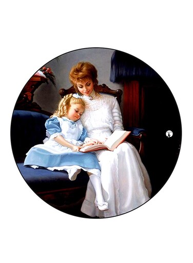 Vintage Art Printed Fridge Magnet Multicolour