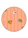 Food Printed Fridge Magnet Multicolour