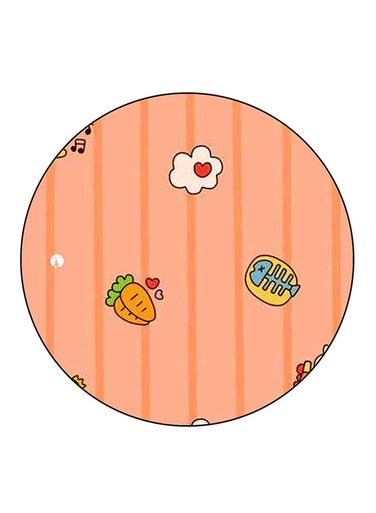 Food Printed Fridge Magnet Multicolour