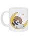 Bear Panda Printed Coffee Mug White/Yellow/Brown