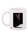 Cat Printed Coffee Mug White/Black 11ounce