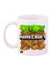 Minecraft Printed Mug White/Brown/Green