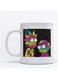 Rick And Morty Printed Mug White/Pink/Green