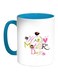 Happy Mother'S Day Printed Coffe Mug White/Turquoise/Black
